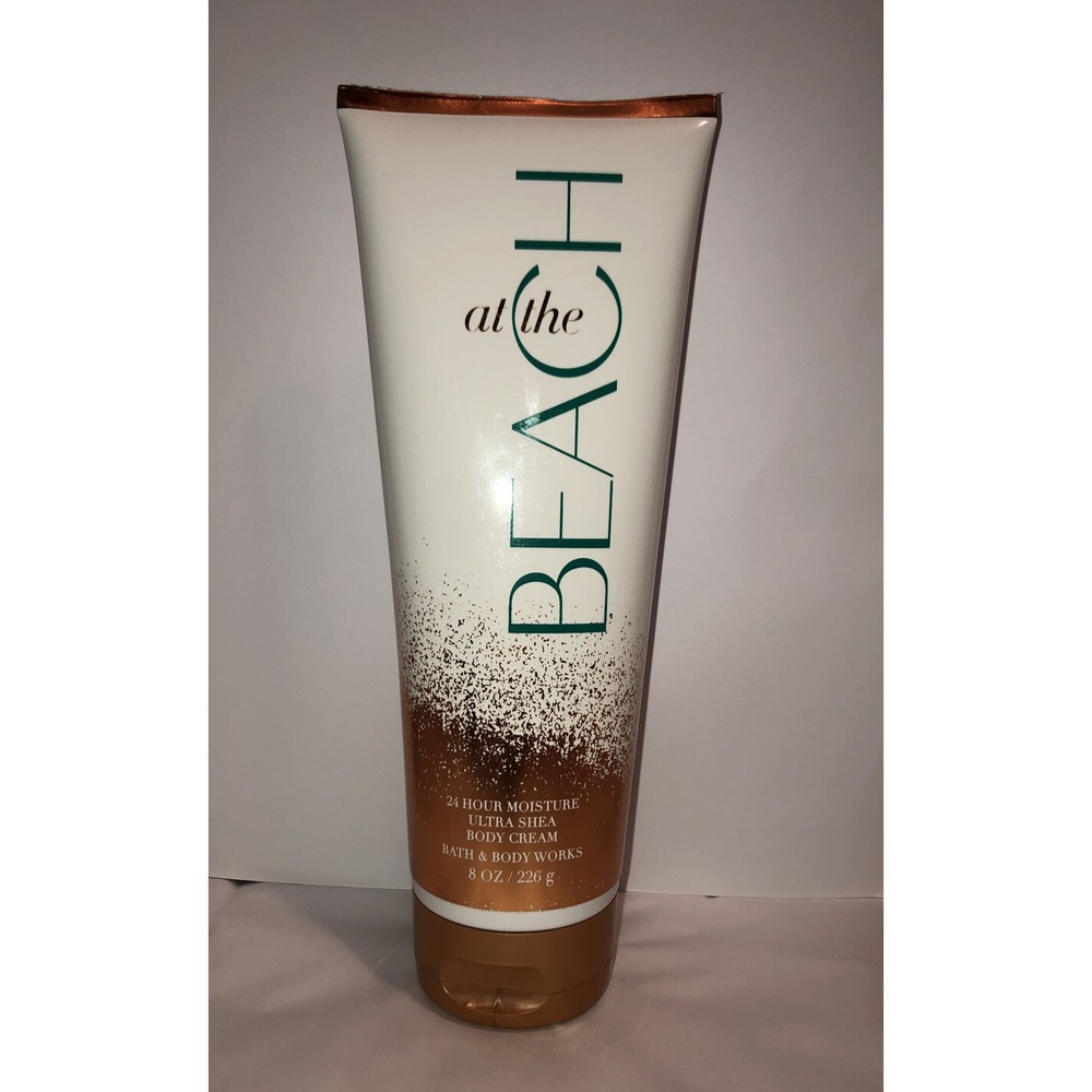 Bath And Body Works AT THE BEACH Ultra‎ Shea Body Cream 24 Moisture 8 oz